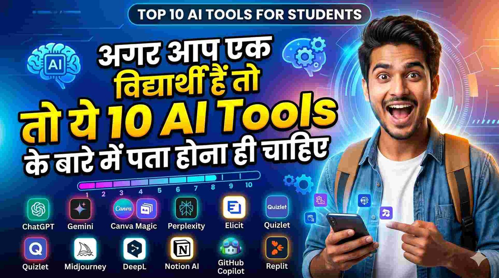 अगर आप एक विद्यार्थी हैं तो ये 10 AI Tools के बारे में पता होना ही ...