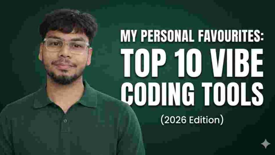 Top 10 Vibe Coding Tools in 2026: My Personal Favourites (Tested and Ranked)